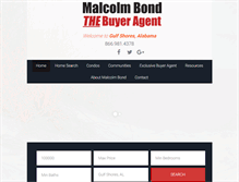 Tablet Screenshot of gulfshoresrealestateandhomes.com